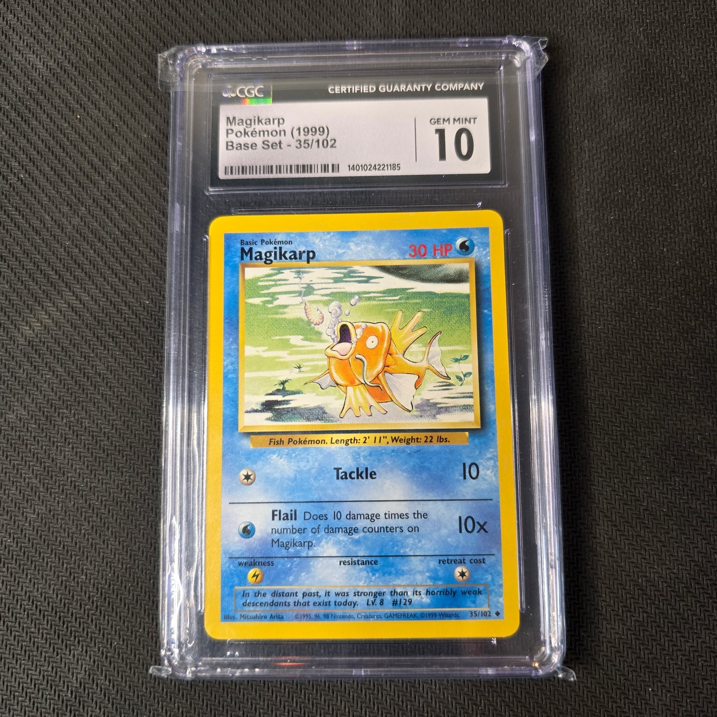 Magikarp #35 CGC 10 Base Set