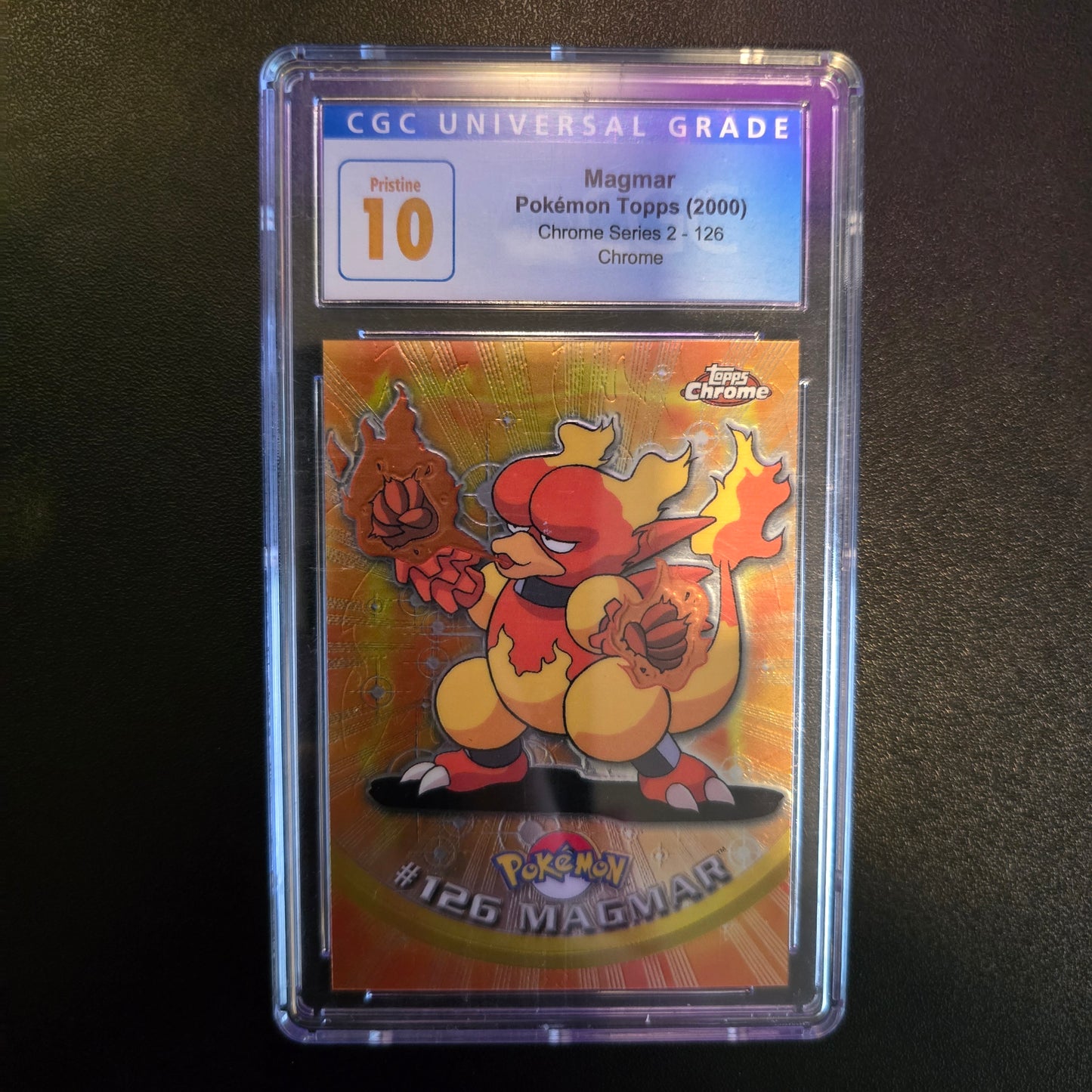 1/4 CGC PRISTINE 10 *Blue Label* TOPPS CHROME #126 MAGMAR