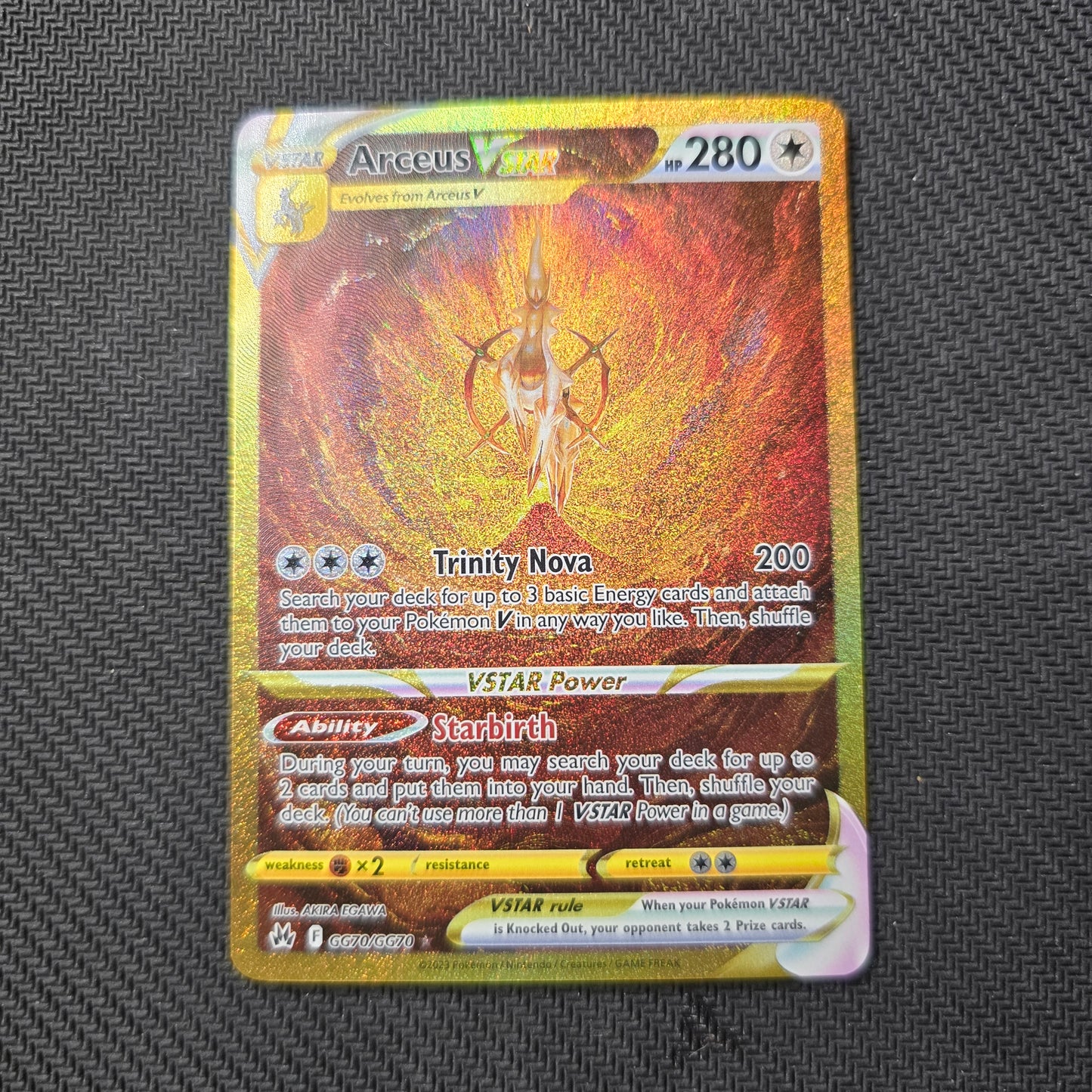 Arceus VSTAR #GG70 Pokemon Crown Zenith