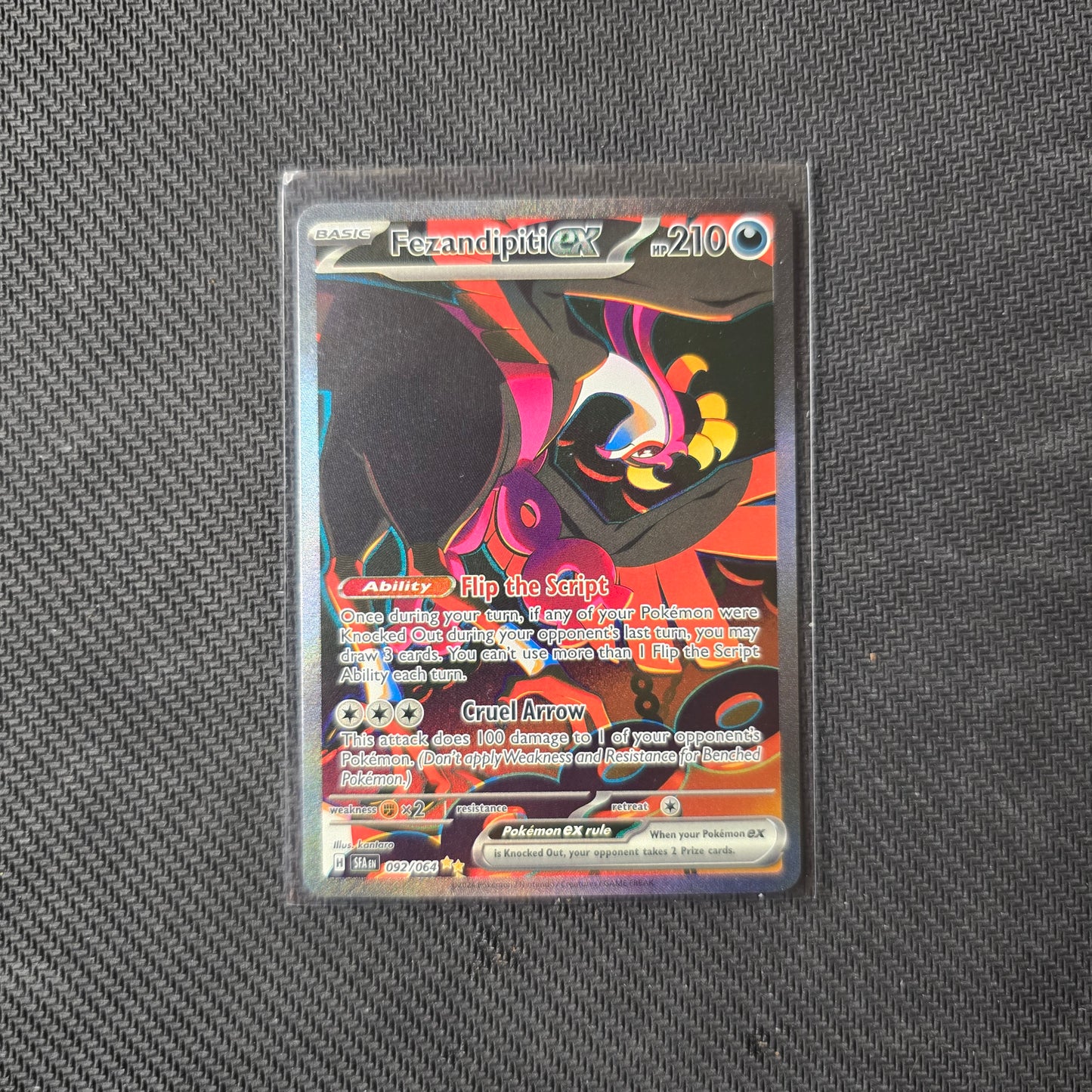 Fezandipiti ex #92 Pokemon Shrouded Fable