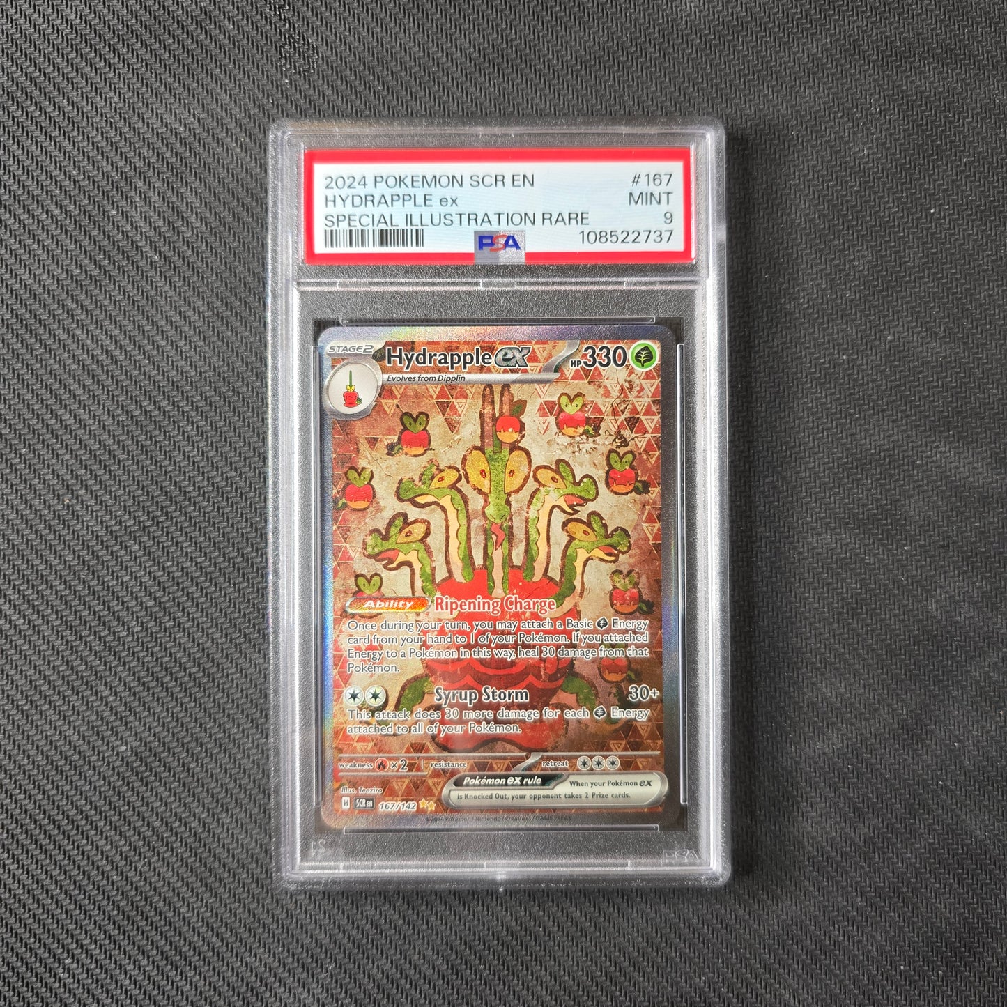 Hydrapple ex #167 PSA 9 Stellar Crown