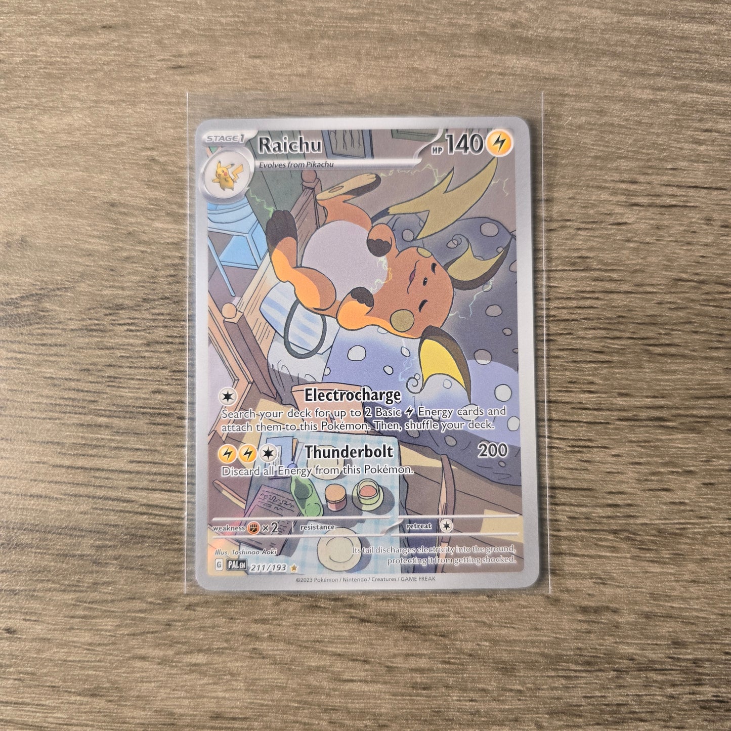 Raichu #211 Pokemon Paldea Evolved