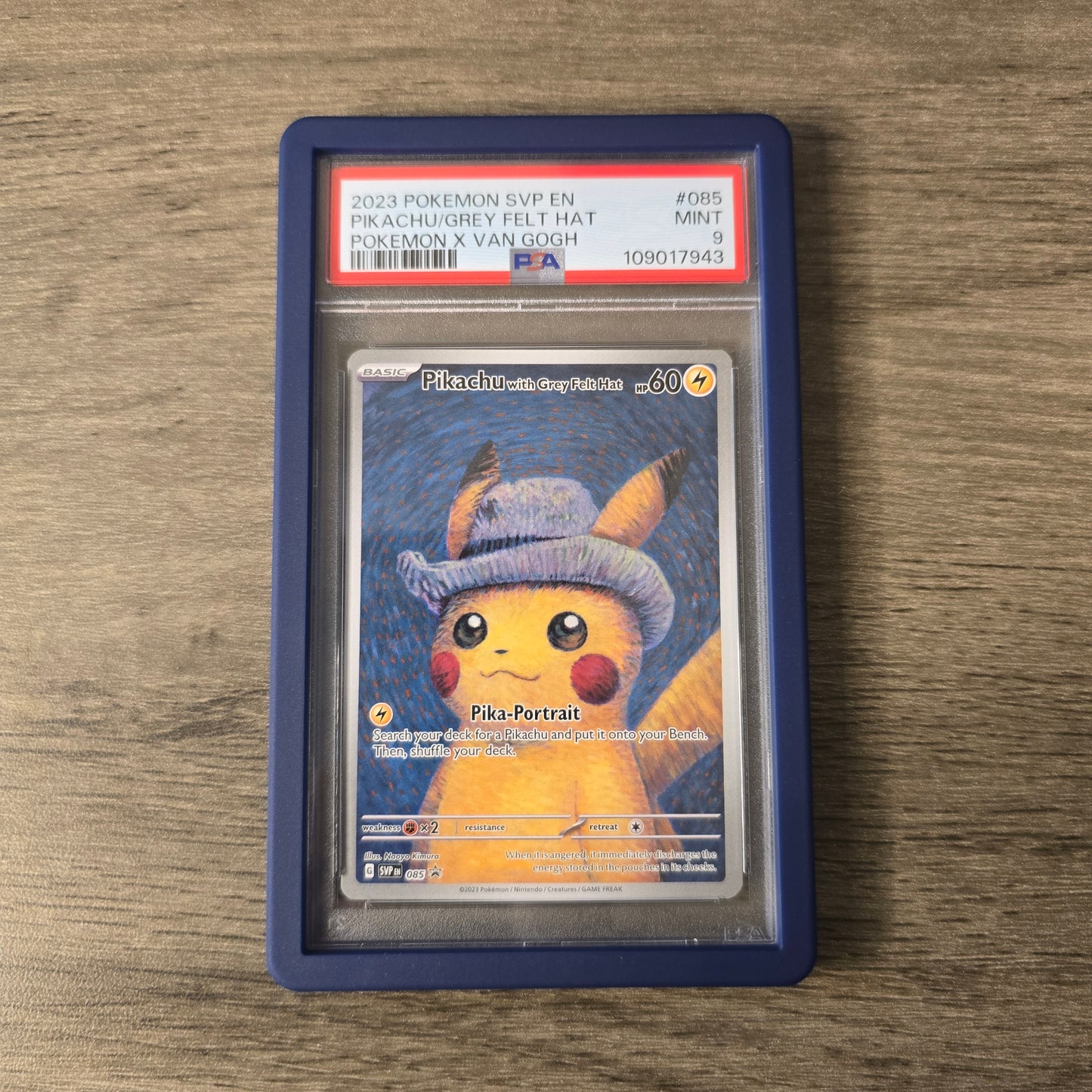 Pikachu with Grey Felt Hat #85 PSA 9 Promo
