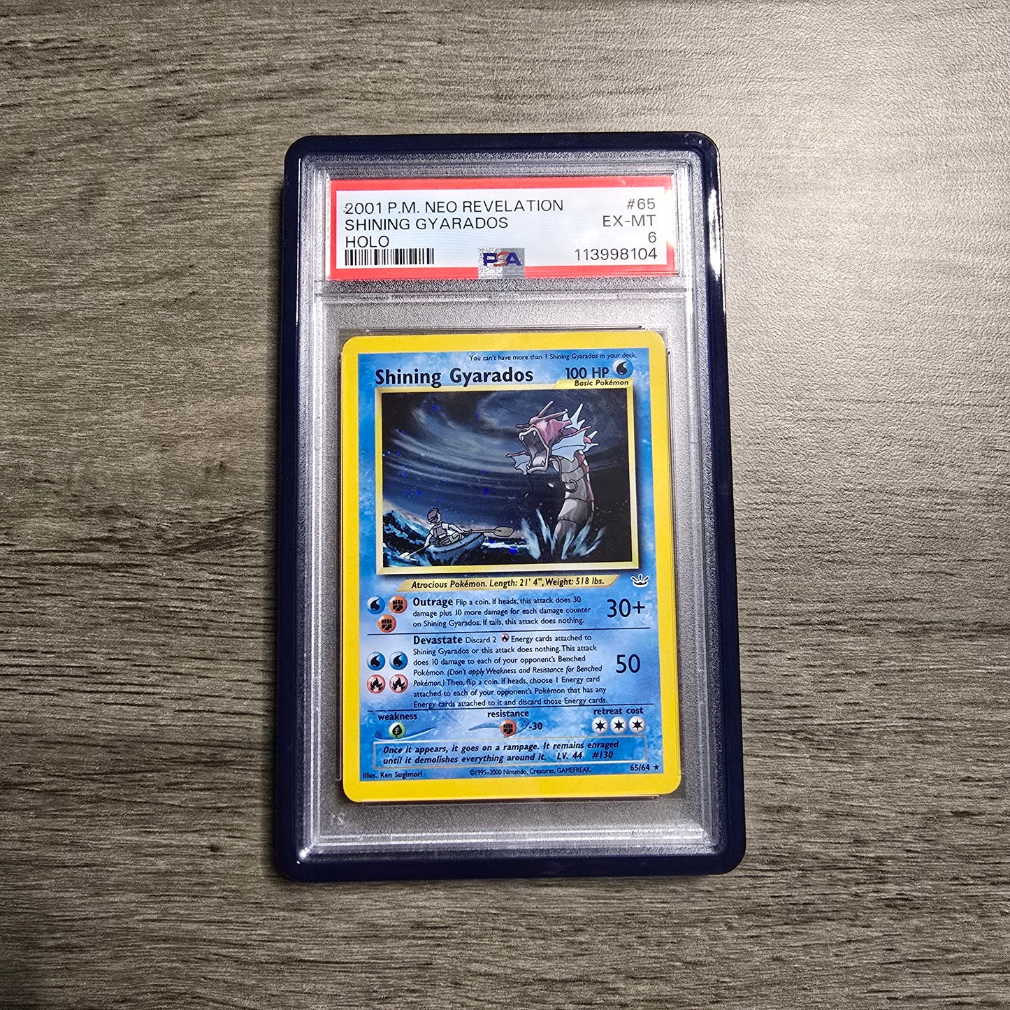 Shining Gyarados PSA 6 Neo Revelation