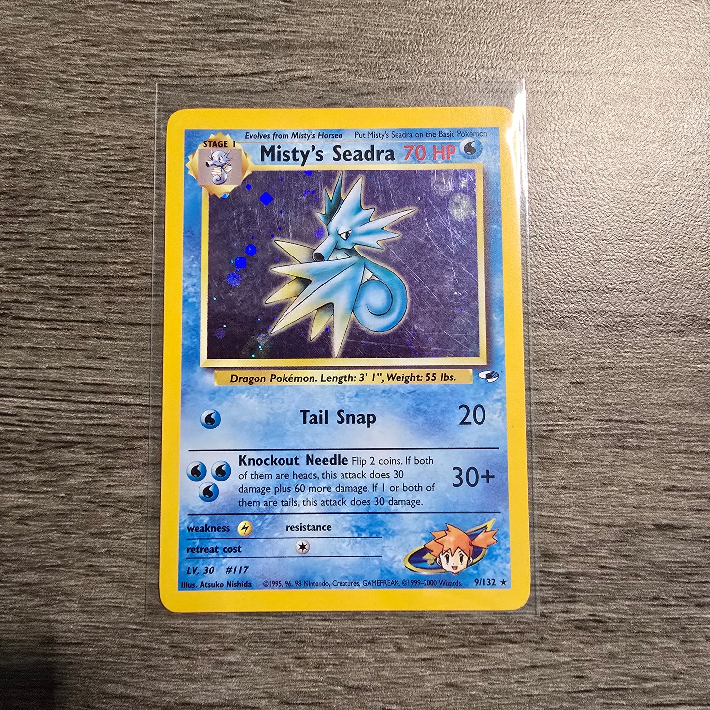 Misty's Seadra #9 Pokemon Gym Heroes LP