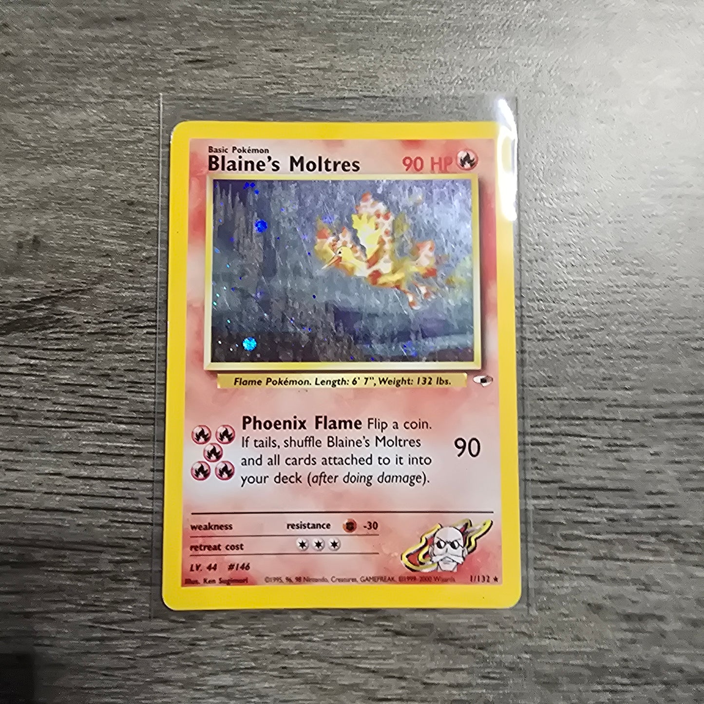 Blaine's Moltres #1 Pokemon Gym Heroes MP