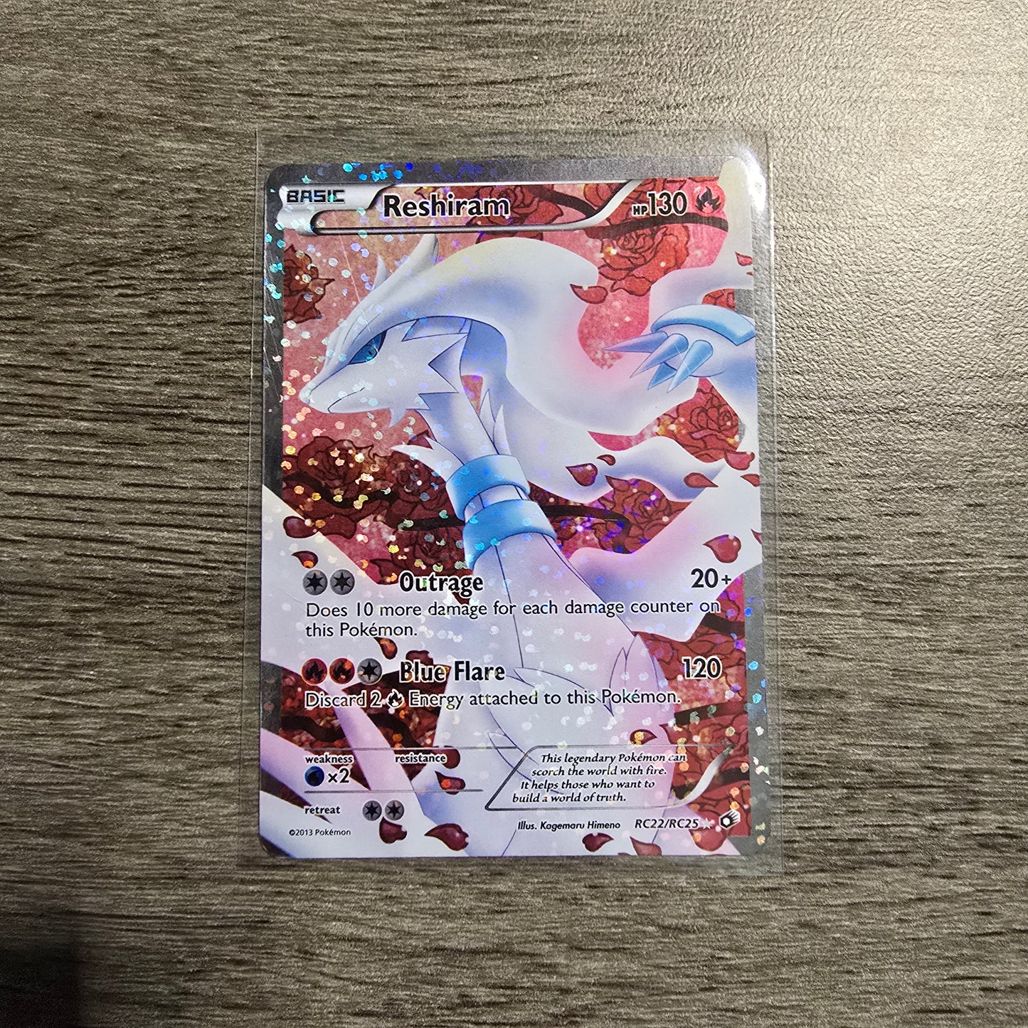 Reshiram #RC22 Pokemon Legendary Treasures