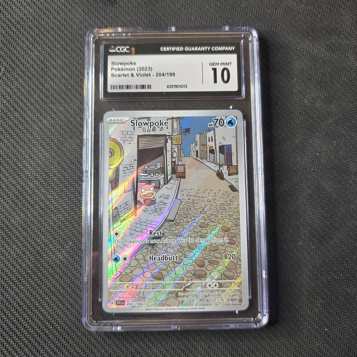 Slowpoke #204 Gem Mint CGC 10 Scarlet & Violet