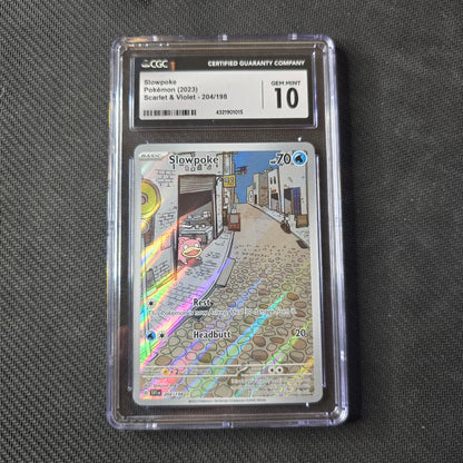 Slowpoke #204 Gem Mint CGC 10 Scarlet & Violet