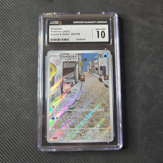 Slowpoke #204 Gem Mint CGC 10 Scarlet & Violet