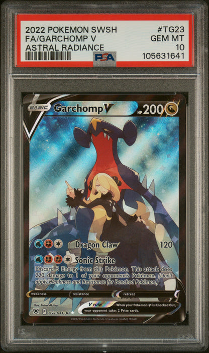 Garchomp V #TG23 PSA 10