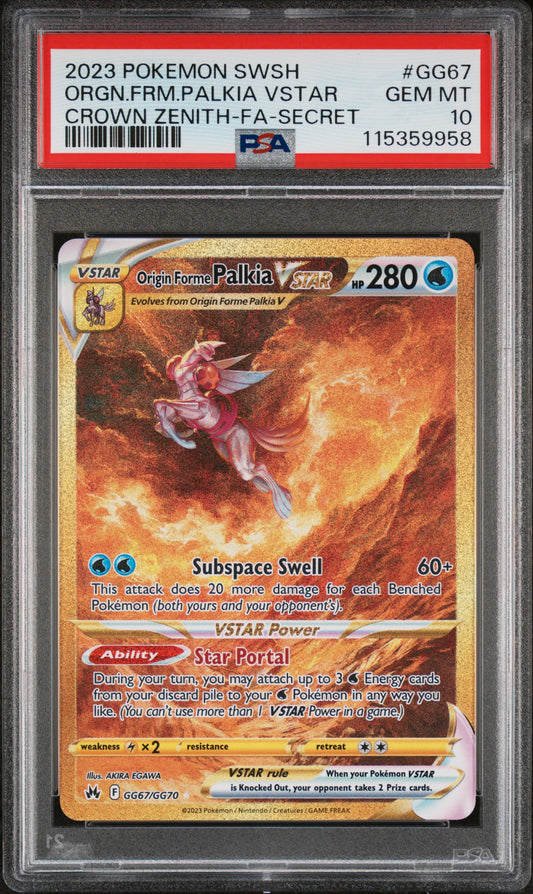 Palkia Vstar PSA 10