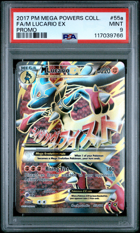 M Lucario ex 55a PSA 9