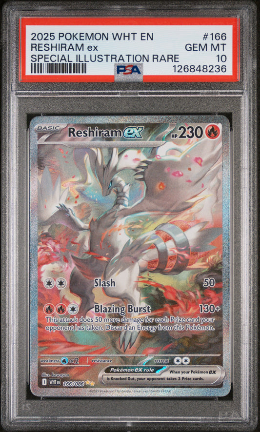 Reshiram Ex PSA 10