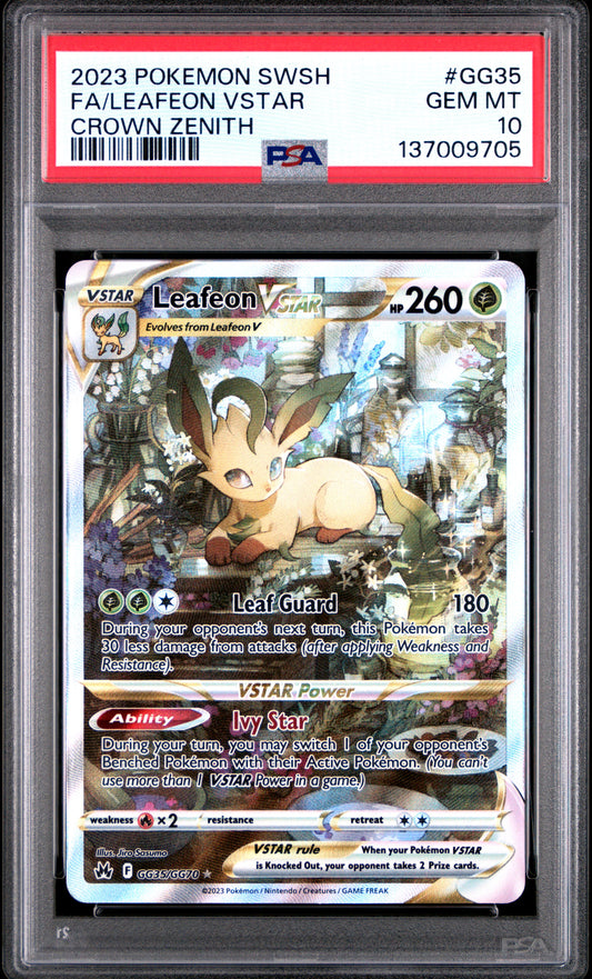 Leafeon Vstar PSA 10