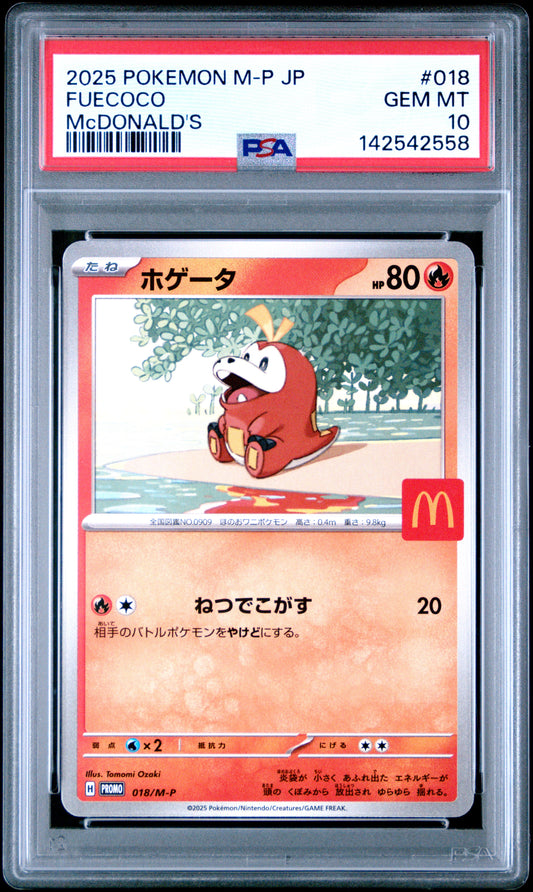 Fuecoco #018 PSA 10