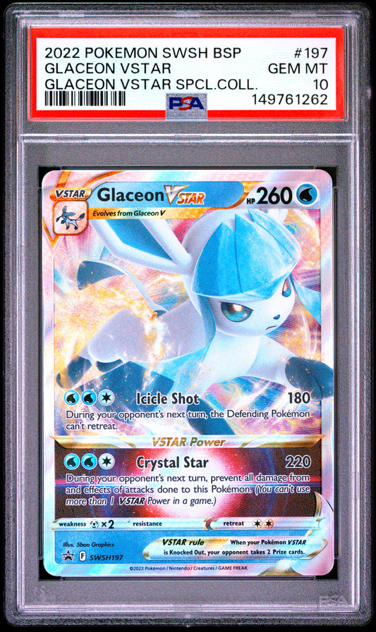 Glaceon Vstar PSA 10