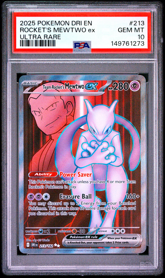 Team Rockets Mewtwo ex PSA 10