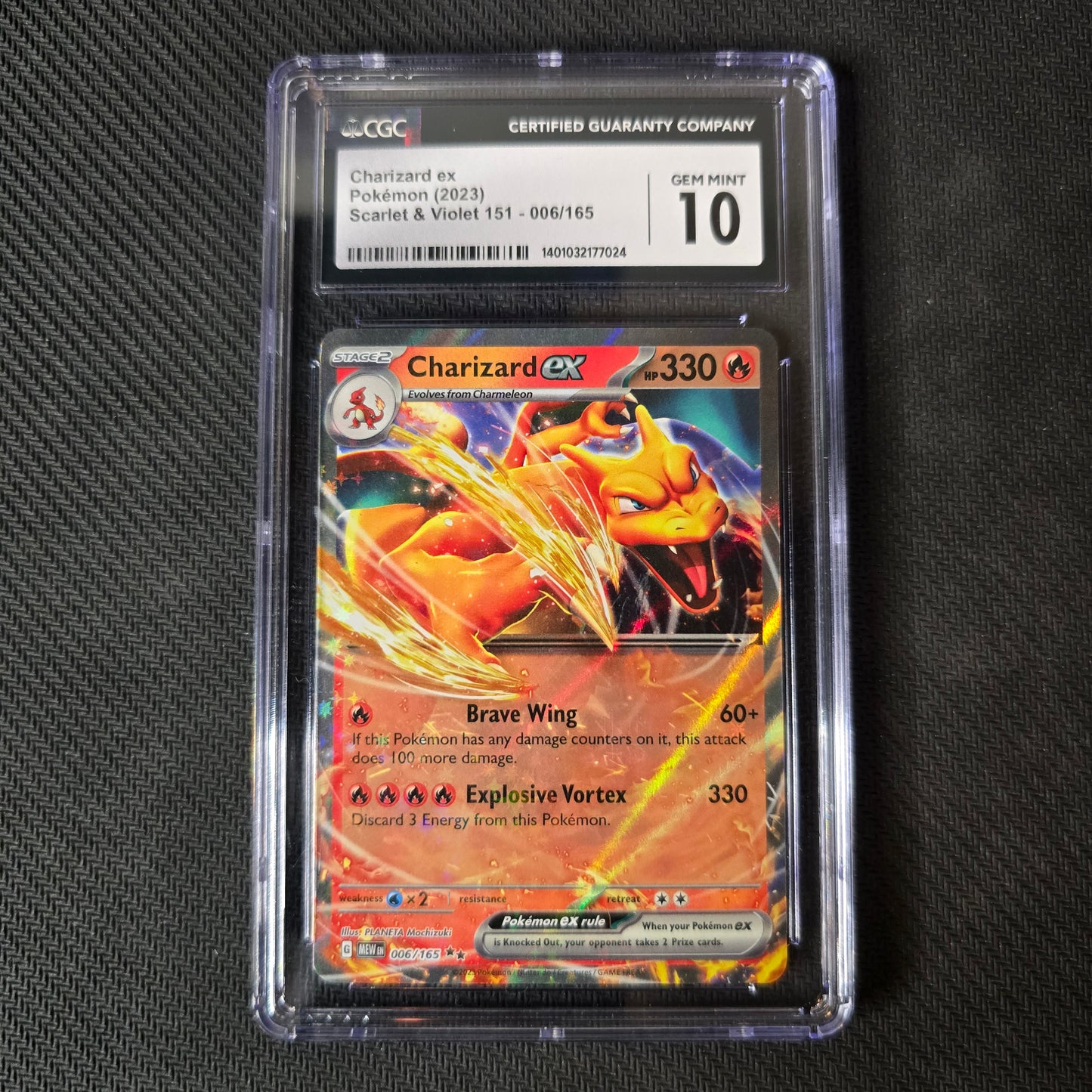 Charizard ex #6 CGC 10 Scarlet & Violet 151