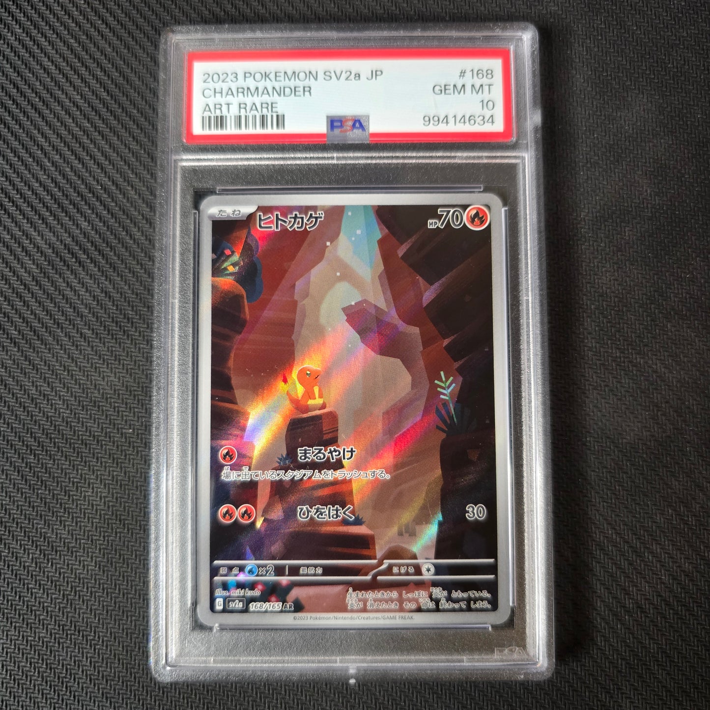 Charmander #168 PSA 10 Japanese Scarlet & Violet 151