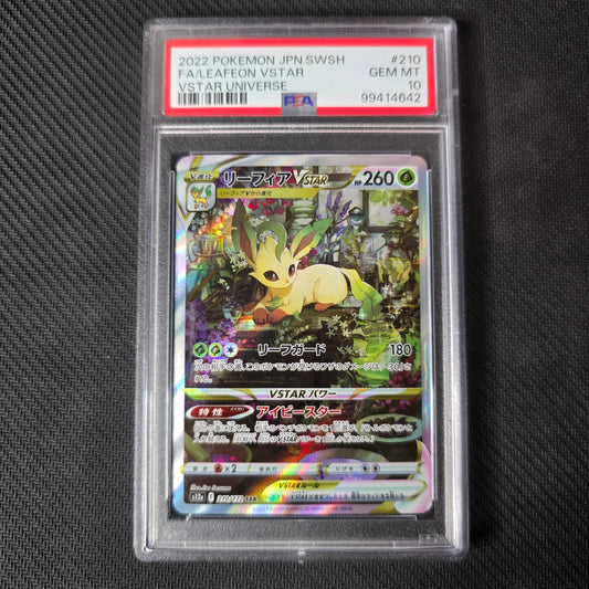 Leafeon VSTAR #210 PSA 10 Japanese VSTAR Universe