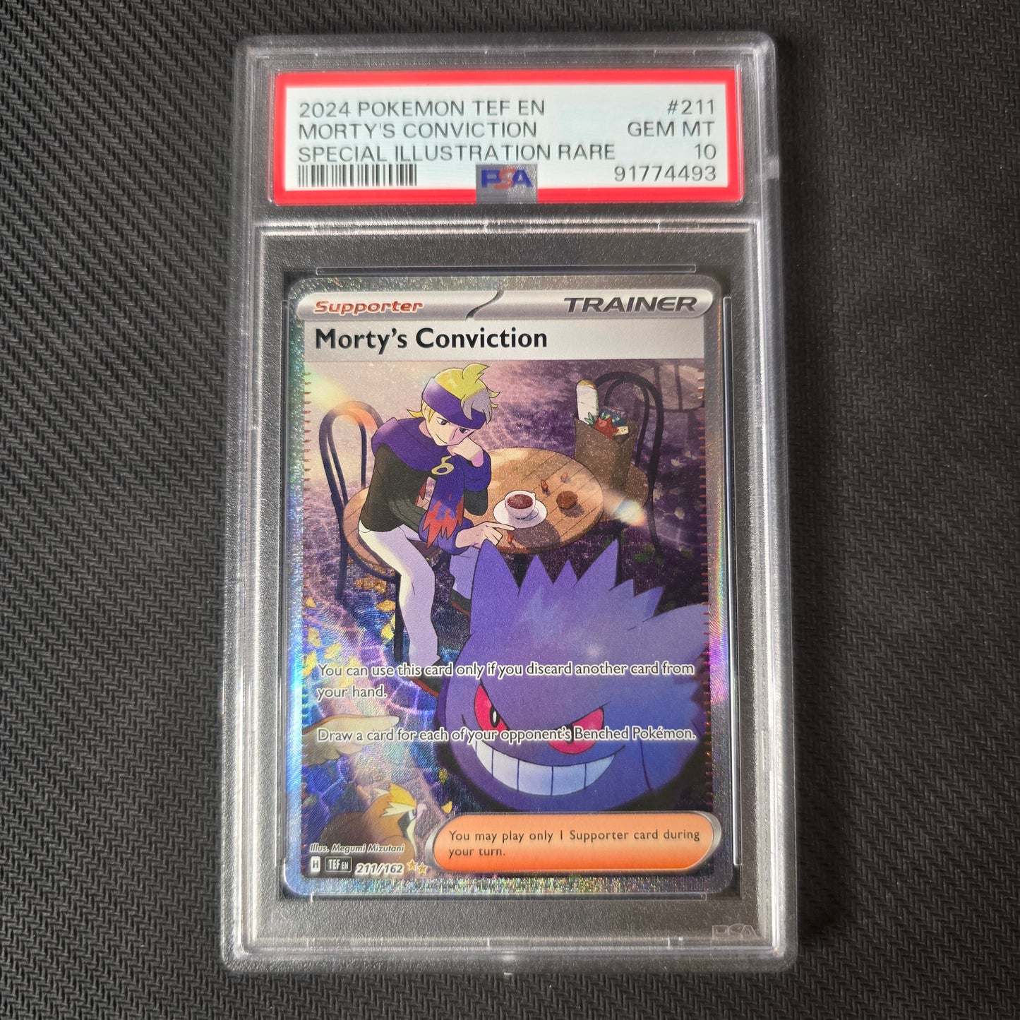 Morty's Conviction #211 PSA 10 Temporal Forces