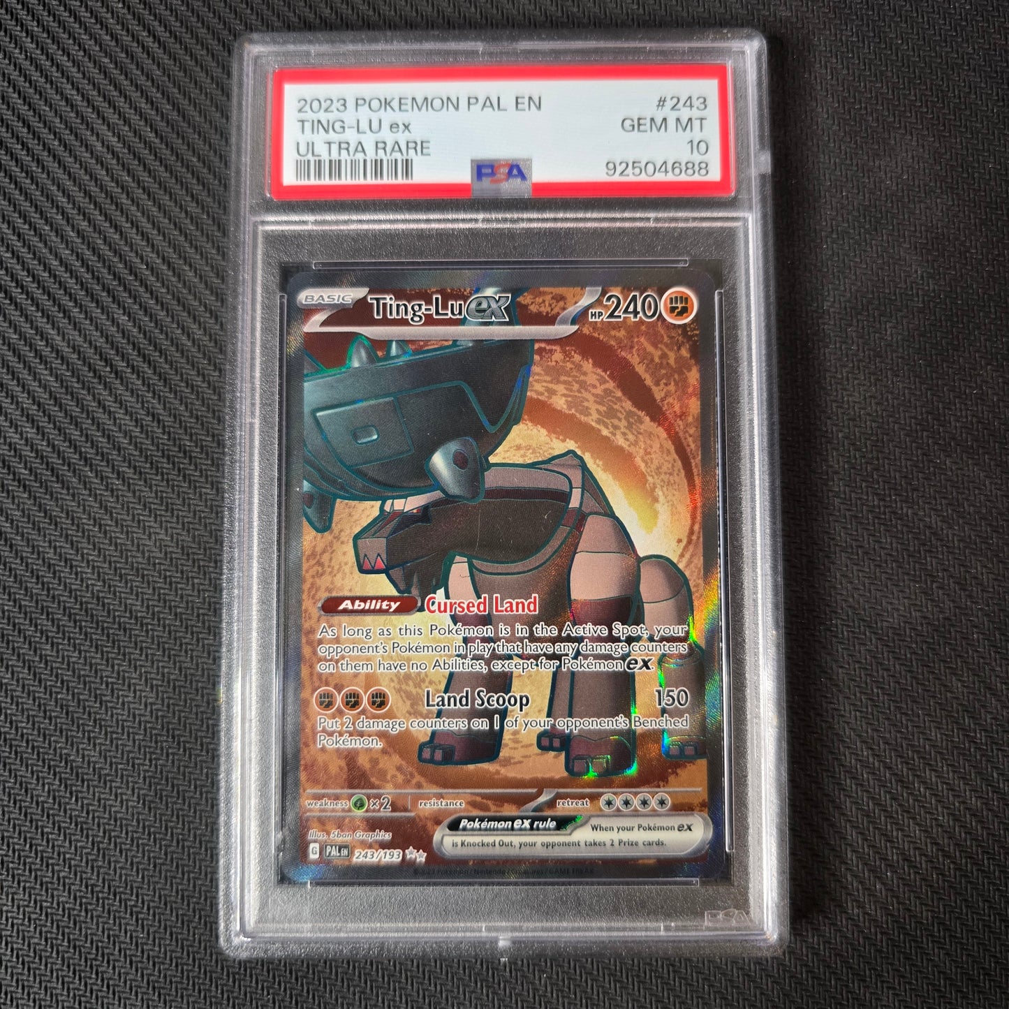 Ting-Lu ex #243 PSA 10 Paldea Evolved