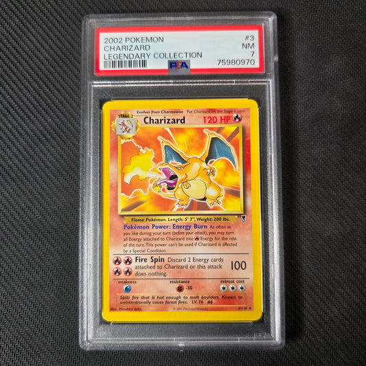 Charizard #3 PSA 7 Legendary Collection