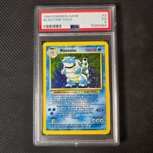 Blastoise #2 PSA 5 Base Set