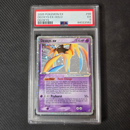 Deoxys EX #98 PSA 5 Deoxys