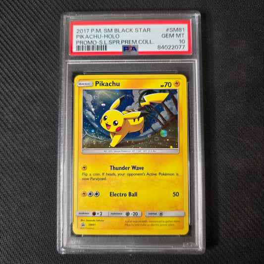 Pikachu #SM81 PSA 10 Promo