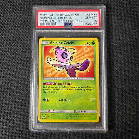 Shining Celebi #SM79 PSA 10 Promo