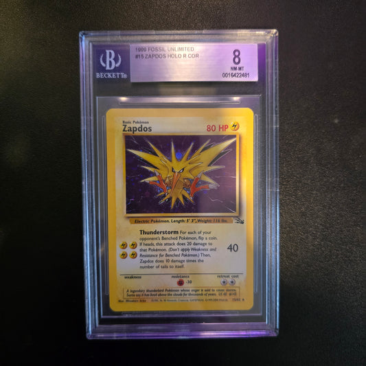 BGS 8 Zapdos #15 Pokemon Fossil