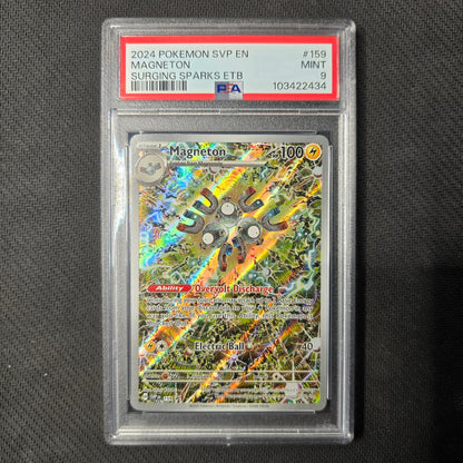 Magneton #159 PSA 9 Surging Sparks