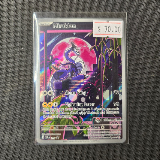 Miraidon #13 Pokemon Center Promo