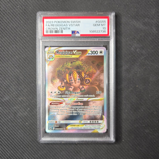Regigigas VSTAR #GG55 PSA 10 Crown Zenith