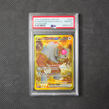 Bloodmoon Ursaluna ex #222 PSA 10 Twilight Masquerade