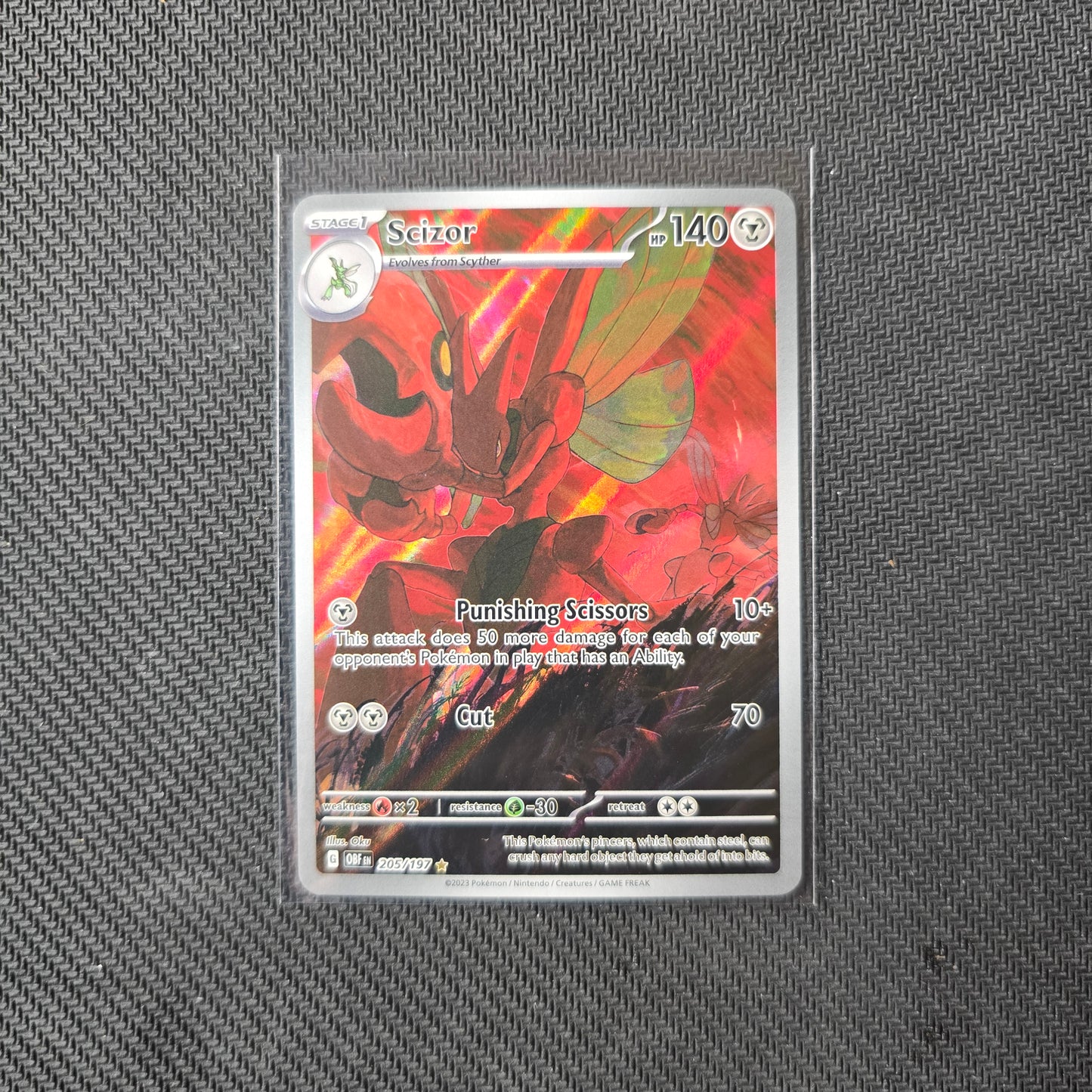 Scizor #205 Pokemon Obsidian Flames