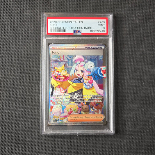 Iono #269 PSA 9 Paldea Evolved