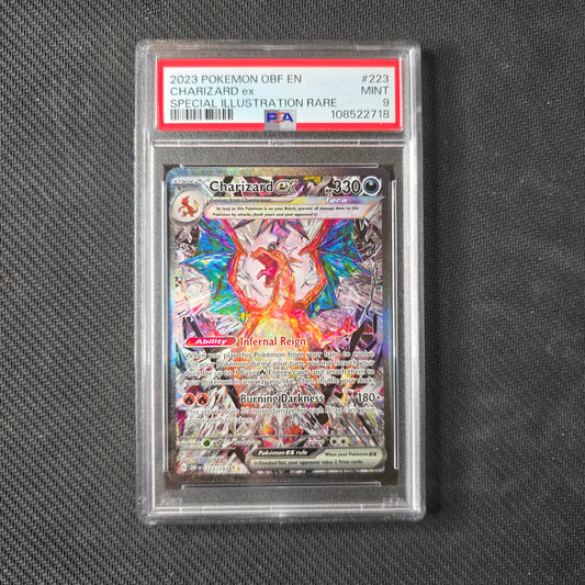 Charizard ex #223 PSA 9 Obsidian Flames