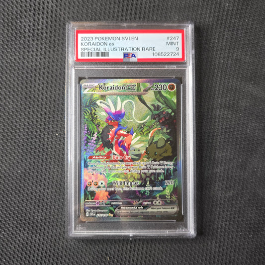Koraidon ex #247 PSA 9 Scarlet & Violet