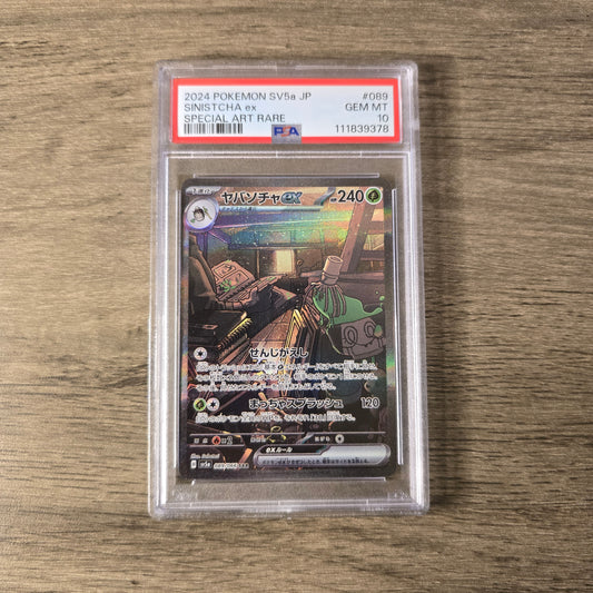 Sinistcha ex #89 PSA 10 Japanese Crimson Haze