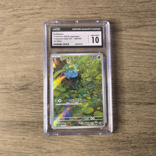 Bulbasaur #166 CGC 10 Japanese Scarlet & Violet 151