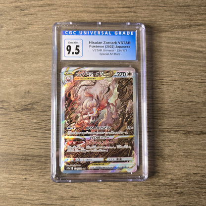 Hisuian Zoroark VSTAR #234 CGC 9.5 Japanese VSTAR Universe