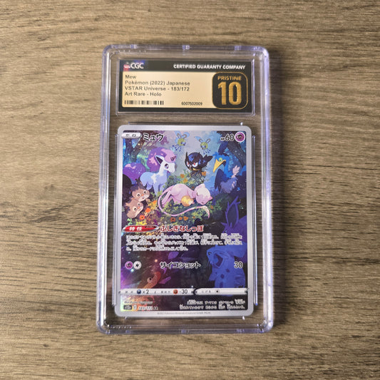 Mew #183 CGC Pristine 10 Japanese VSTAR Universe
