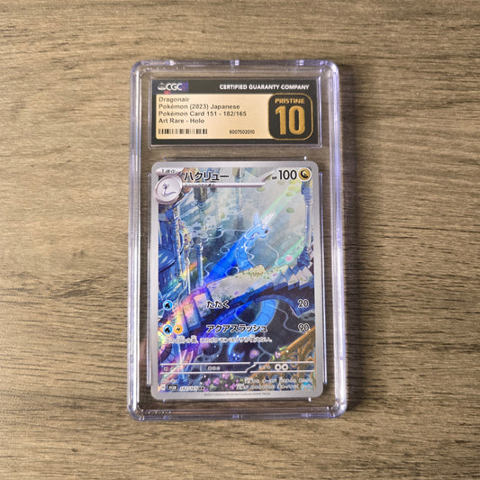 Dragonair #182 CGC Pristine 10 Japanese Scarlet & Violet 151