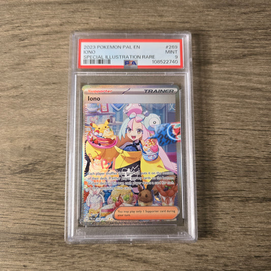 Iono #269 PSA 9 Paldea Evolved