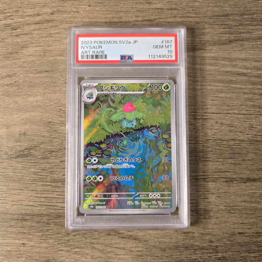 Ivysaur #167 PSA 10 Japanese Scarlet & Violet 151