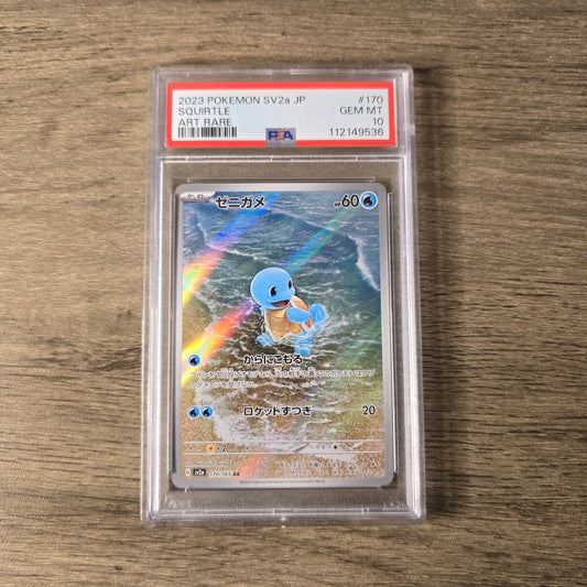 Squirtle #170 PSA 10 Japanese Scarlet & Violet 151