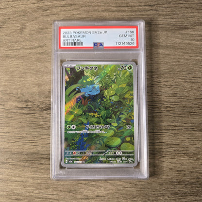 Bulbasaur #166 PSA 10 Japanese Scarlet & Violet 151